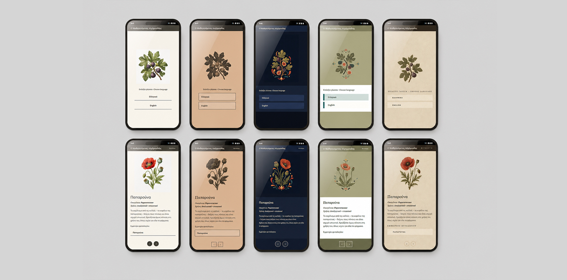 Interactive story player interface direction project visual